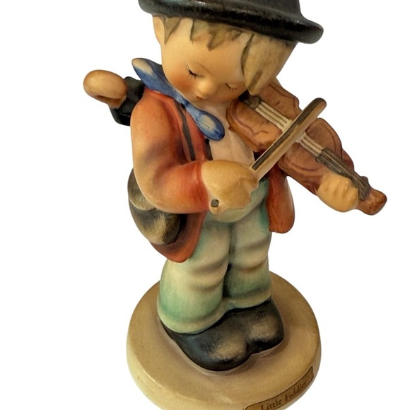 Hummel Little Fiddler 5 inch West Germany # 4 Fiddler Umbrella Vintage with hat - Picture 6 of 6